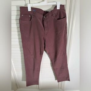 Faherty Stretch 5 Pocket Pants - Burgundy